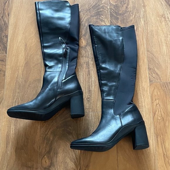 Naturalizer Shoes - Naturalizer Women's Axel 2 Knee High Boot Leather Black Size 6 NWOT